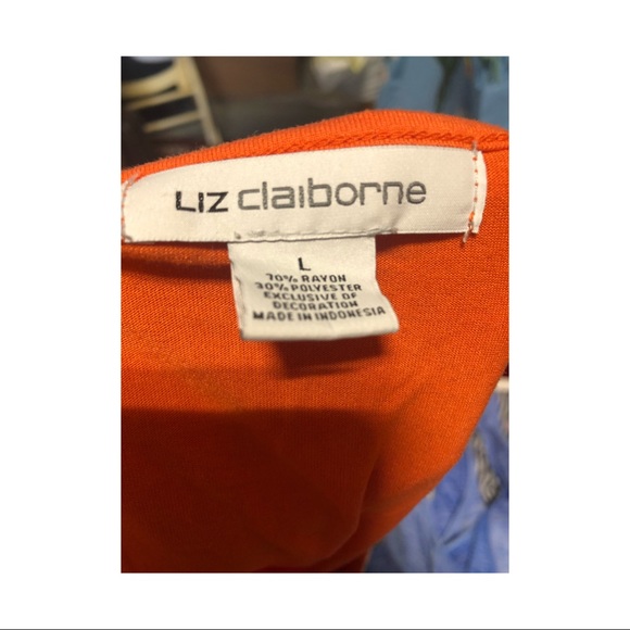 Orange Tanktop with White Design - Picture 5 of 5